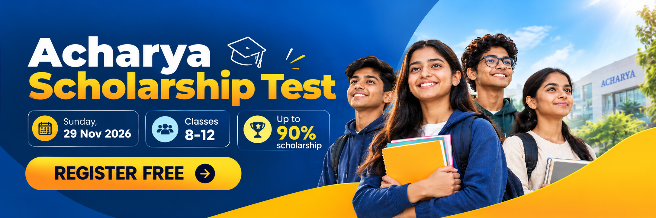 Acharya Coaching Scholarship - Apply Online